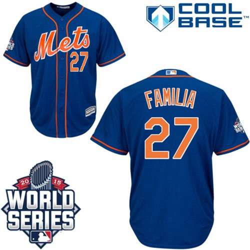 Jeurys Familia New York Mets blue Authentic jersey