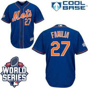 Jeurys Familia New York Mets blue Authentic jersey