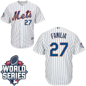 Jeurys Familia New York Mets white Authentic jersey