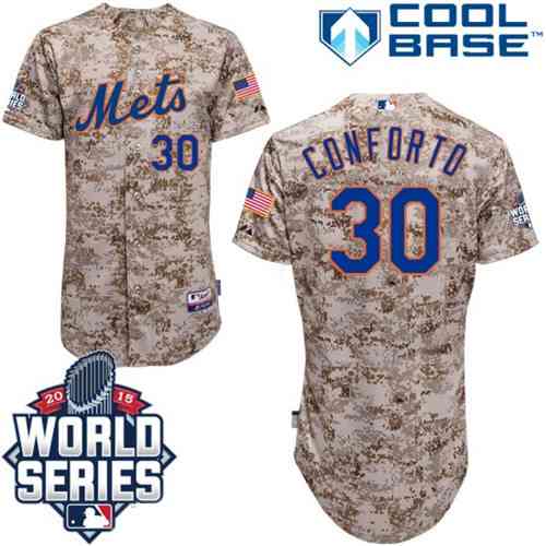 Michael Conforto New York Mets camo Authentic jersey