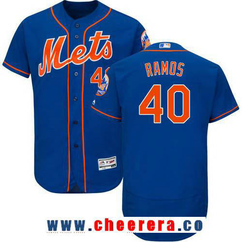 A. J. Ramos New York Mets blue jersey