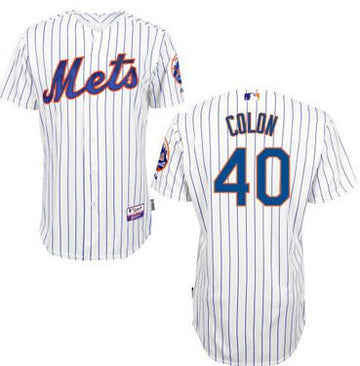 Bartolo Colon New York Mets white jersey