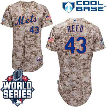 Addison Reed New York Mets camo Authentic jersey