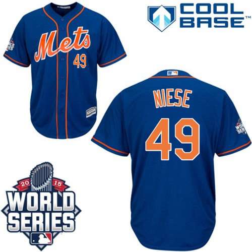 Jon Niese New York Mets royal jersey