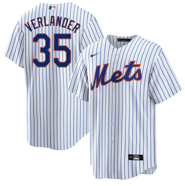 Justin Verlander New York Mets white jersey