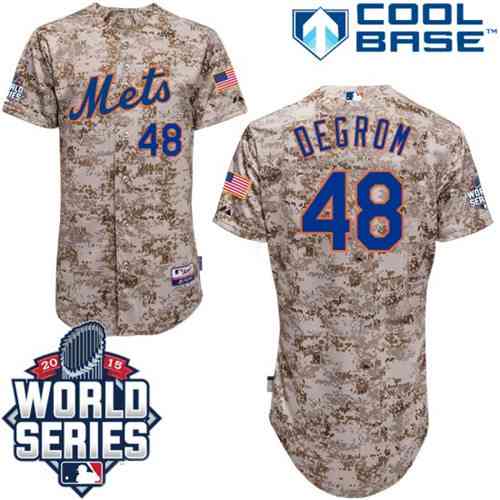 Jacob deGrom New York Mets camo Authentic jersey