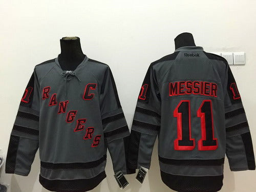 Mark Messier New York Rangers charcoal jersey