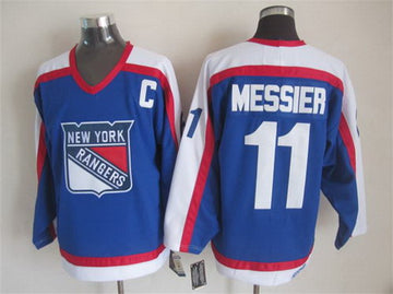 Mark Messier New York Rangers blue Throwback jersey
