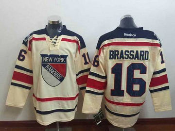 Derick Brassard Reebok New York Rangers cream jersey