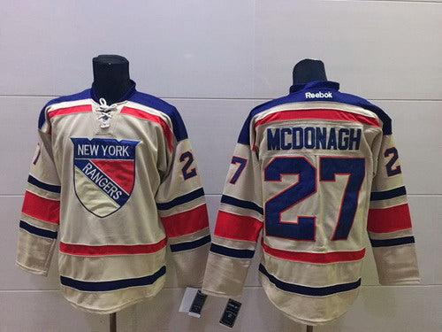 Ryan Mcdonagh New York Rangers cream Winter Classic jersey