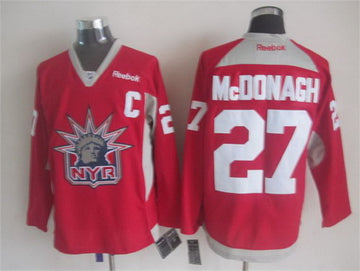 Ryan Mcdonagh New York Rangers red jersey