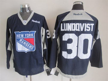 Henrik Lundqvist New York Rangers navy jersey