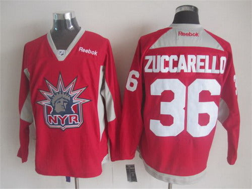 Mats Zuccarello New York Rangers red jersey