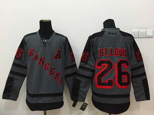 Mats Zuccarello New York Rangers charcoal jersey