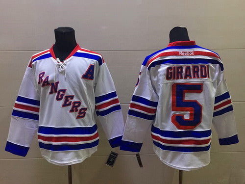 Dan Girardi New York Rangers white jersey