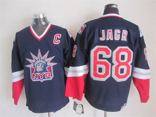 Jaromir Jagr New York Rangers navy Throwback jersey
