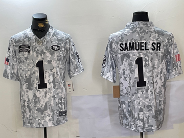 Nike San Francisco 49ers camo Salute To Service jersey