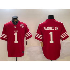 Nike San Francisco 49ers red Vapor jersey