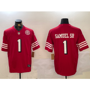 Nike San Francisco 49ers red Vapor jersey