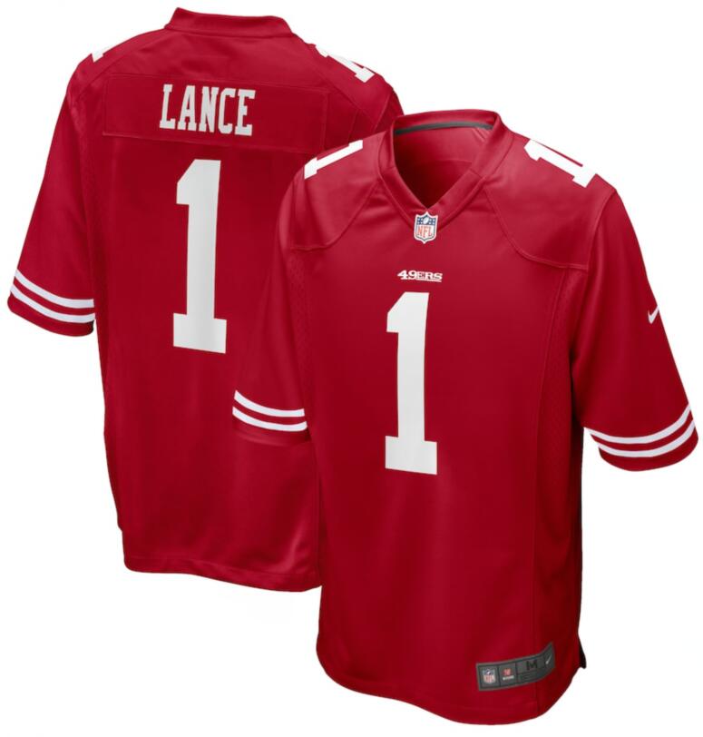 Nike San Francisco 49ers red Vapor jersey