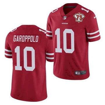 Nike San Francisco 49ers red Vapor jersey