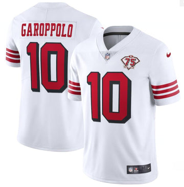 Nike San Francisco 49ers white Color Rush jersey