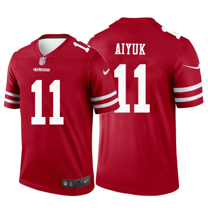 Nike San Francisco 49ers red Vapor jersey
