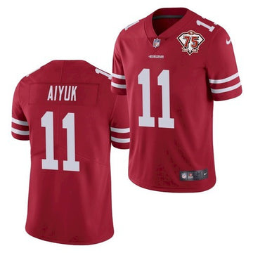 Nike San Francisco 49ers red Vapor jersey
