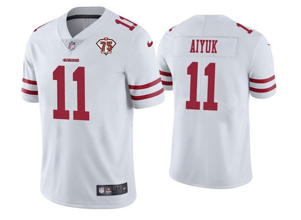 Nike San Francisco 49ers white Vapor jersey