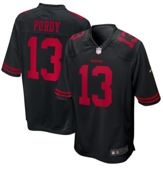 Nike San Francisco 49ers black Vapor jersey