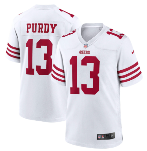 Nike San Francisco 49ers white Vapor jersey