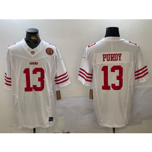 Nike San Francisco 49ers white Vapor jersey
