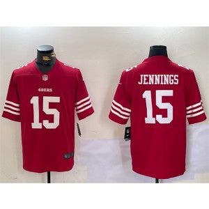 Nike San Francisco 49ers red Vapor jersey