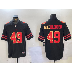 Nike San Francisco 49ers black Vapor jersey