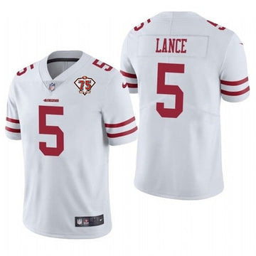 Nike San Francisco 49ers white Vapor jersey