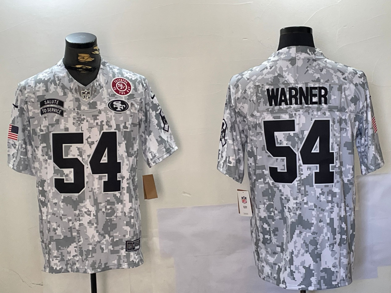 Nike San Francisco 49ers camo Salute To Service jersey