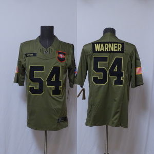 Nike San Francisco 49ers olive Salute To Service jersey