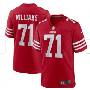Nike San Francisco 49ers red Vapor jersey