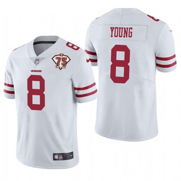 Nike San Francisco 49ers white Vapor jersey