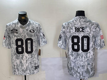 Nike San Francisco 49ers camo Salute To Service jersey