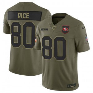 Nike San Francisco 49ers olive Salute To Service jersey
