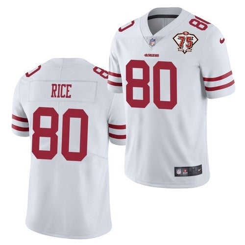 Nike San Francisco 49ers white Vapor jersey