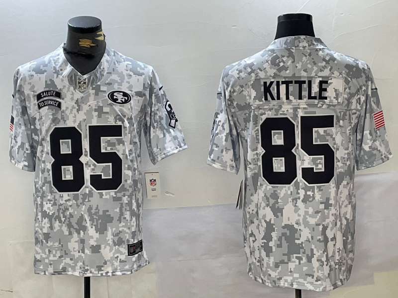 Nike San Francisco 49ers camo Salute To Service jersey
