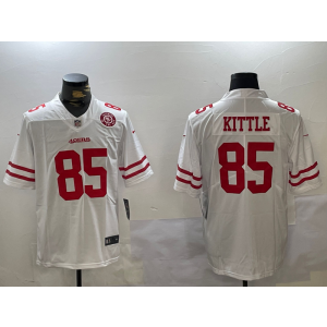 Nike San Francisco 49ers white Vapor jersey