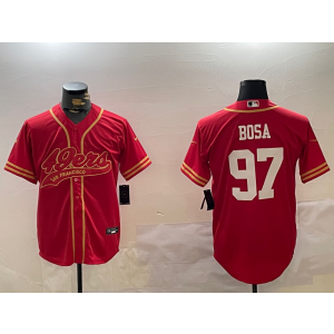 Nike San Francisco 49ers red Vapor jersey