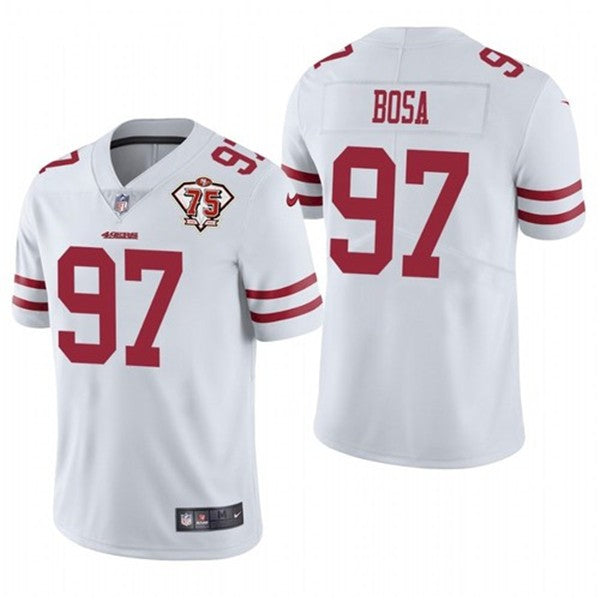 Nike San Francisco 49ers white Vapor jersey