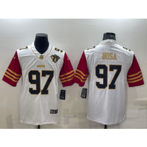 Nike San Francisco 49ers white Vapor jersey