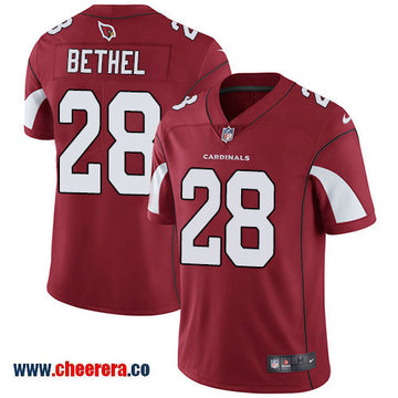 Nike Justin Bethel Arizona Cardinals red Vapor jersey
