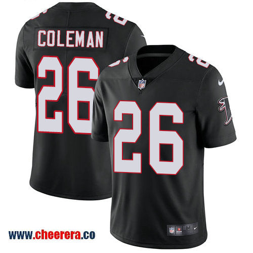 Nike Tevin Coleman Atlanta Falcons black Vapor jersey