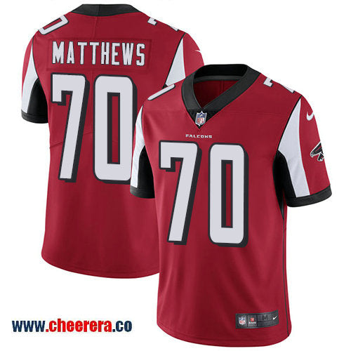 Nike Jake Matthews Atlanta Falcons red Vapor jersey